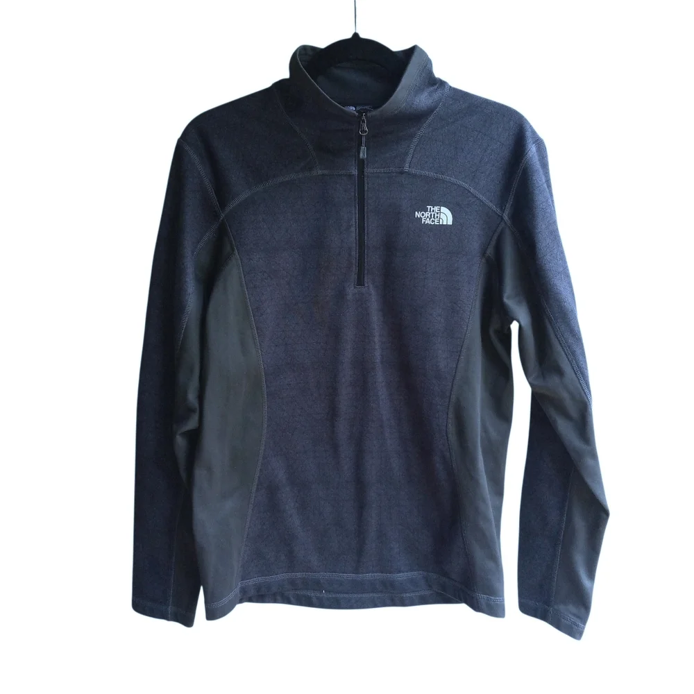 4/$10 The North Face Navy Blue Performance Pullover 1/4 Zip Men's Small